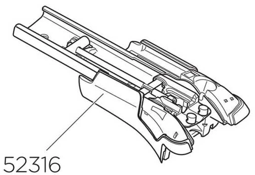 Thule Sweden Thule fod venstre WingBar 958 edge