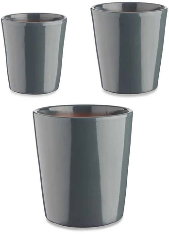 Ibergarden CONICAL keraminių vazonų rinkinys, 3 dalys