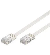 Goobay Kabelis LAN Patchcord CAT 6 U/UTP płaski balta 2m