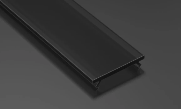 Dangtelis PMMA juodas profiliams LUMINES A B C D Y MONO, V2, 2.02m
