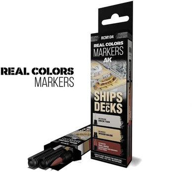 AK Interactive - Ships and Decks – RC Markers Set (markerių komplektas), RCM104