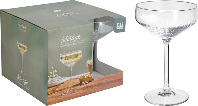 Taurių rinkinys Mirage, 300 ml, 4 vnt.