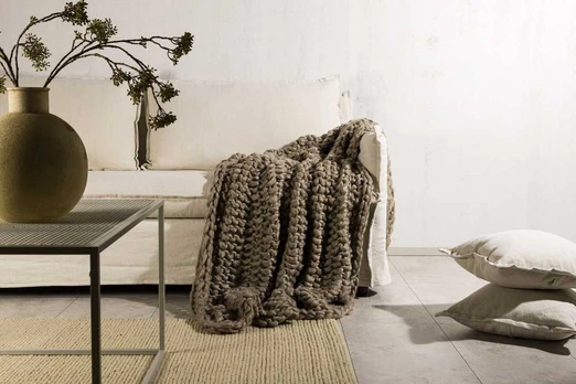 Venture Design Antklodė, Kate, 130x170 cm, Ruda