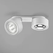"Egger" DLS LED prožektorius "Clippo Optic Duo", baltas/baltas, 2 lemputės, DTW