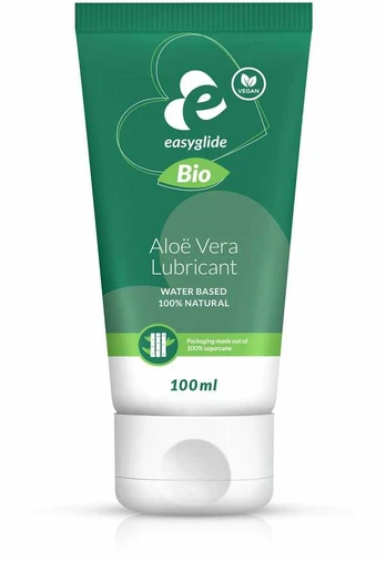 EasyGlide - Bio & Natural Waterbased Lubricant Aloe Vera 100 ml