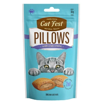 CatFest Pagalvėlės su krabų įdaru katėms, 30g.
