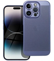 Mėlynas perforuotas dėklas Apple iPhone 14 Pro telefonui "Breezy Case"