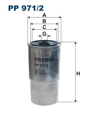 Kuro filtras FILTRON PP 971/2