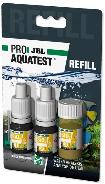 JBL ProAquaTest SiO₂ silikatų testas akvariumui