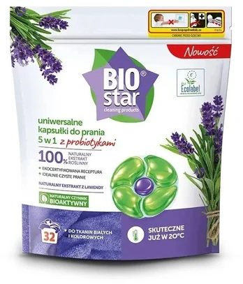 Biostar Skalbimo kapsulės 5in1, 32 vnt. (HG-042207)