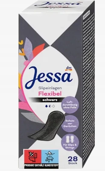 Bema Jessa Juodi įklotai Flexibel 28vnt