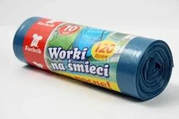 Šiukšlių maišai, 120l/10vnt., 30 mikronų kaina