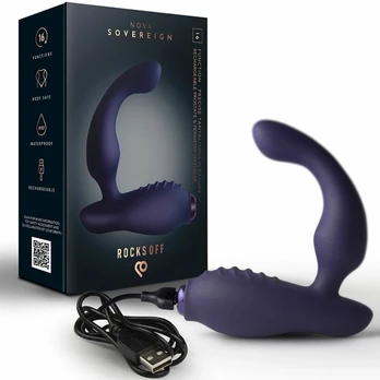 ROCKS-OFF Nova Sovereign 16-Function Blue Intimate Wellness Device