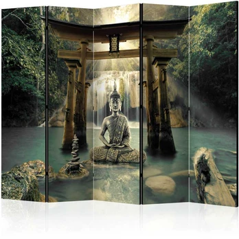 Artgeist Pertvara - Buddha Smile II [Room Dividers]