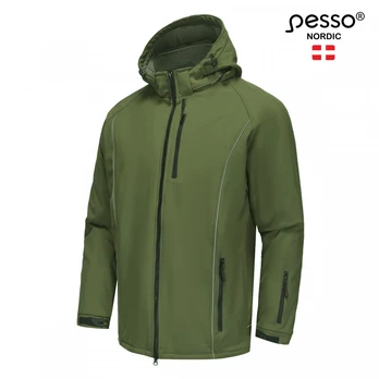 Žieminė softshell striukė Otava, green 4XL, Pesso