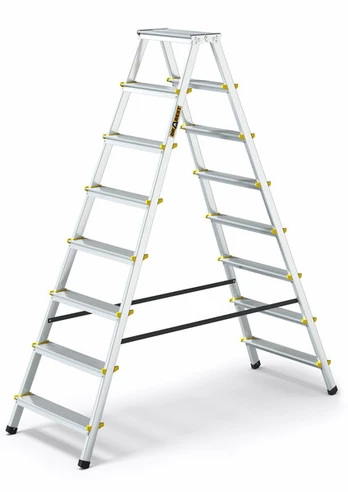 Dvipusės kopėčios Pro, 16 pakopų, 1.79 m