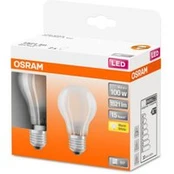 OSRAM Classic A LED lempa E27 11W 2700K matinė 2 vnt