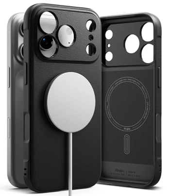 Juodas dėklas Apple iPhone 17 Pro Max / 18 Pro Max telefonui "Ringke Onyx Magnetic Magsafe"