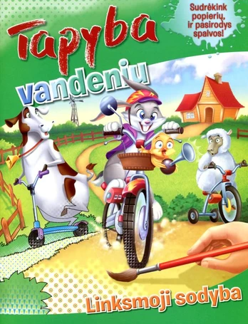 Linksmoji sodyba. Tapyba vandeniu
