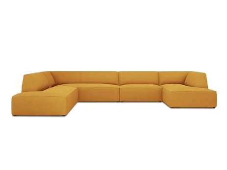 Panoramic Left Corner Sofa, "Siena", 7 Seats, 366x273x69 Made in Europe