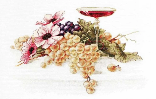 luca S Flowers and Grapes SB214
