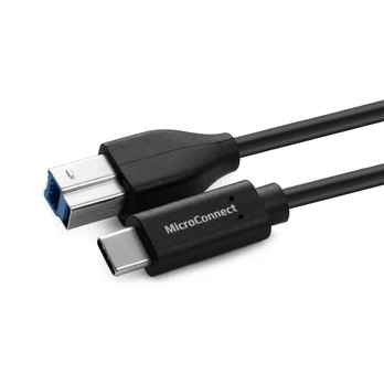 Kabelis USB MicroConnect USB-C - USB-B 1.8 m Juodas (USB3.1CB2)