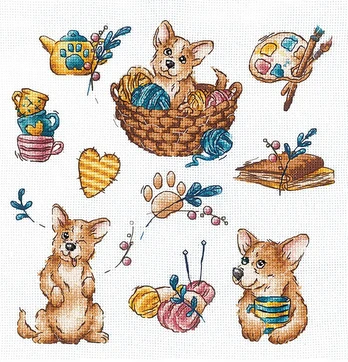 Beldizart Siuvin ėjimo rinkinys. Corgi SANS-65