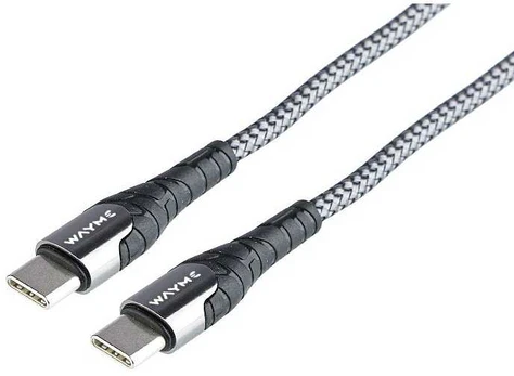 Kabelis įkrovimo USB-C USB-C, 200 cm. WAYME, maks. 65 W