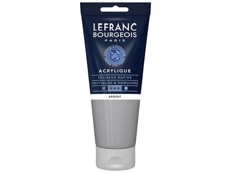 Akriliniai dažai LB Fine 200ml 710 silver