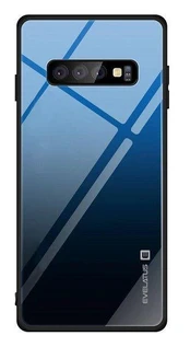 Nugarėlės dėklai Evelatus Samsung Galaxy A7 2018 Gradient Glass Case 7 Sea Depth