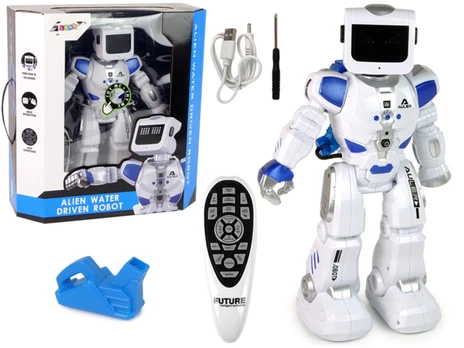 RC robotas Lean Toys Alien Water, 12 cm, balta sp.
