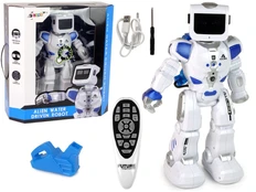 RC robotas Lean Toys Alien Water, 12 cm, balta sp. kaina