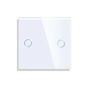Dvipolis sensorinis jungiklio dangtelis Feelspot, baltas, 47x47mm kaina