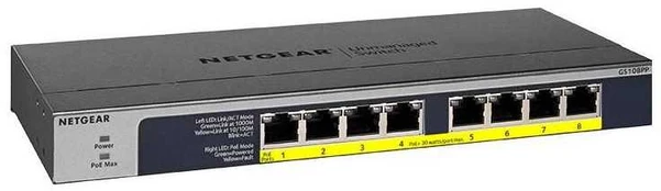 Šakotuvas Netgear 1000T 8P GS108PP
