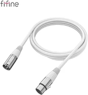 FIFINE L9W XLR laidas (Baltas) | 3m kaina