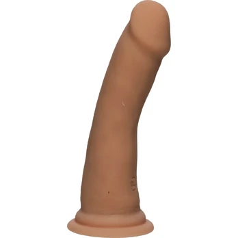 Doc Johnson Slim D realistinis dildo, 15 cm, smėlio spalvos