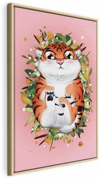 Artgeist Paveikslas - Tigger on the Grass (1 Part) Vertical