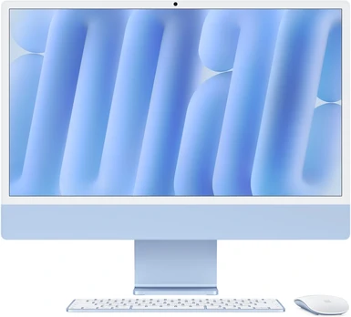 Apple iMac 24” 4.5K Retina M6 10-core CPU 10-core GPU/16GB/256GB/Blue/RUS - MH094RU/A