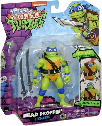 TMNT figūrėlė Head Dropping Leo, 83304