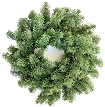 PE Christmas wreath Premium 45 cm žalias
