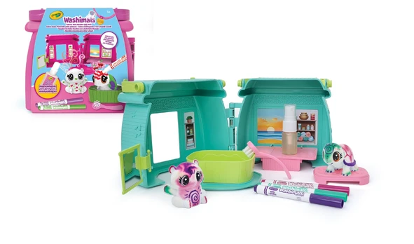 CRAYOLA kūrybinis rinkinys Washimals Scented Spa, 74-7475