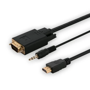 Kabelis HDMI CL-198 HDMI(M)-VGA(M) audio1,8