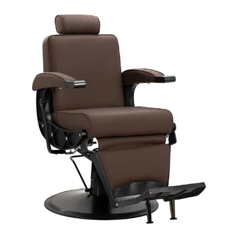 Kirpyklos kėdė Barber Chair Gabbiano Continental Brown