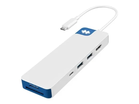 Hyper HyperDrive Flex 8 Port USB-C Hub, Blue | Hyper