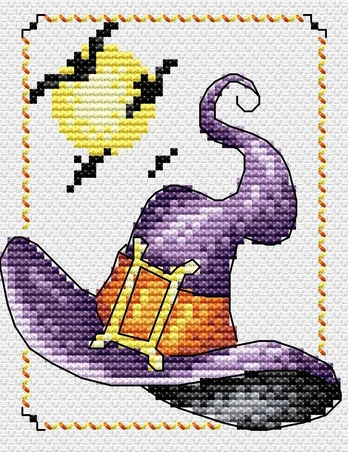 Witch Hat SM-294 - Siuvinėjimo rinkinys