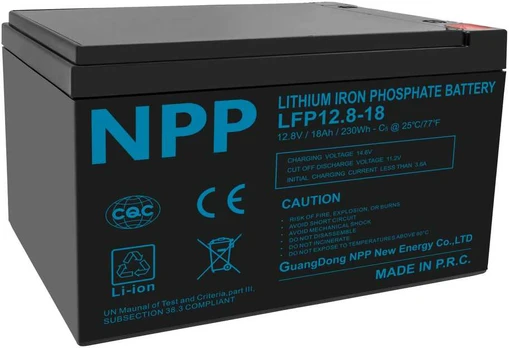 Npp Power Akumuliatorius LFP LiFePO4 12,8V 18Ah T2