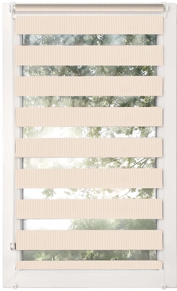 Ritininė užuolaida Karpol Basic, šviesiai ruda - ecru, 77 cm x 150 cm