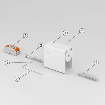 Rinkinys Kosser 57-50 RL baltas | 2000962922745