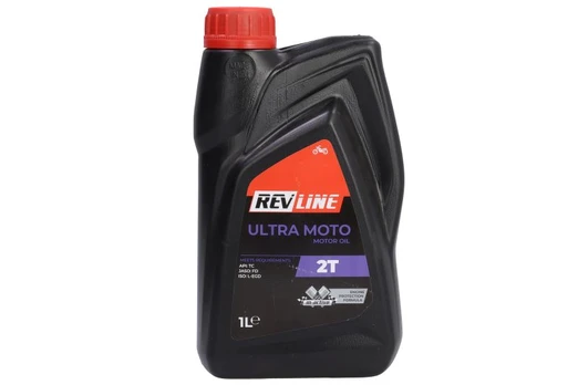 Variklio alyva 2T REVLINE ULTRA MOTO 1l 2T, API TC JASO FD
