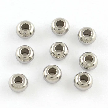 Nerūdijančio plieno 201 intarpas 5x3 mm. 20 vnt